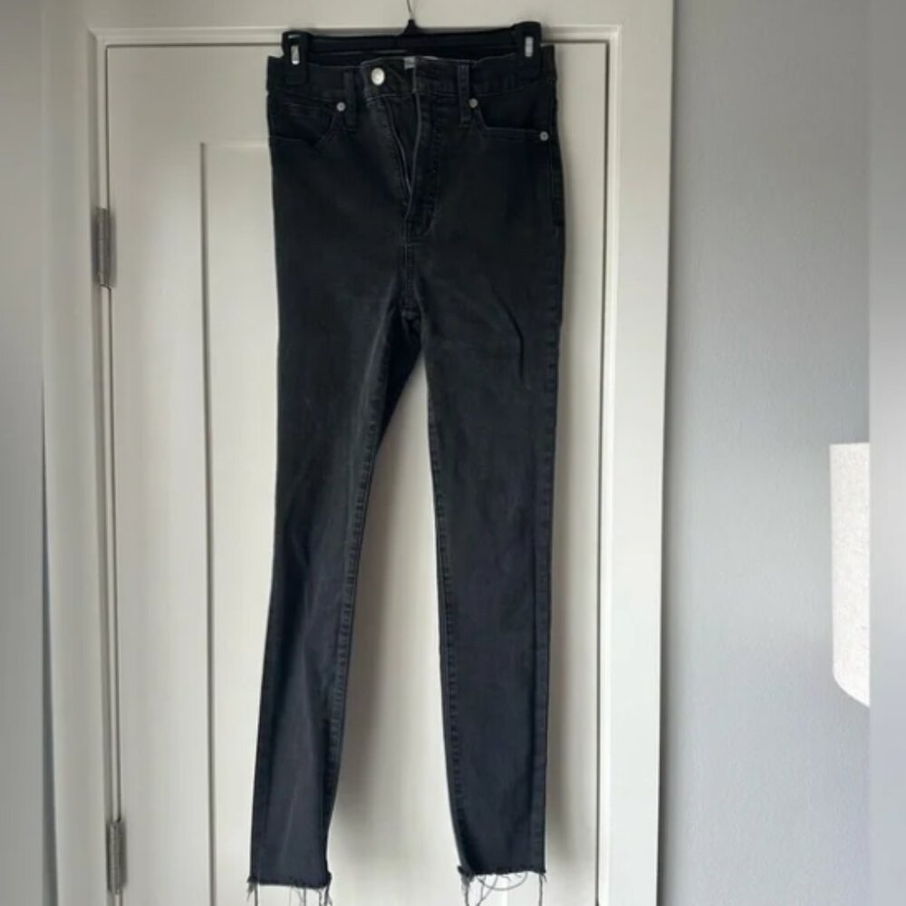 Madewell 11” high rise skinny jean - black